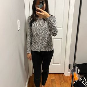 The Kooples sweater - sliver, black and white sweater